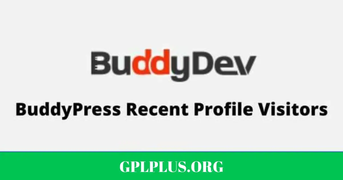 BuddyPress Recent Profile Visitors GPL