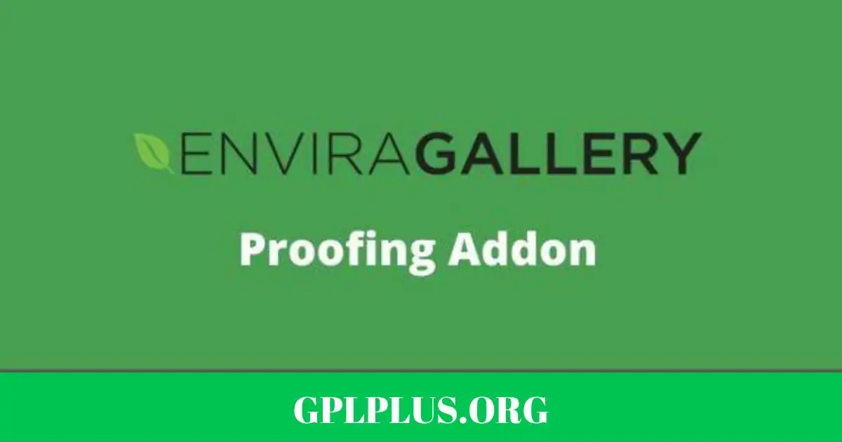 Envira Gallery Proofing Addon GPL