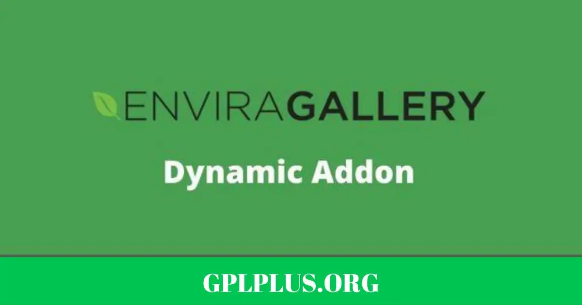 Envira Gallery Dynamic Addon GPL