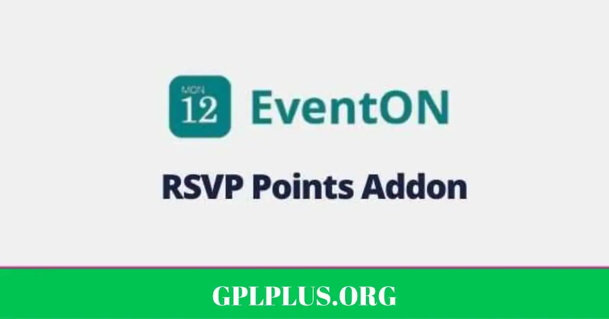 EventOn RSVP Points Addon GPL