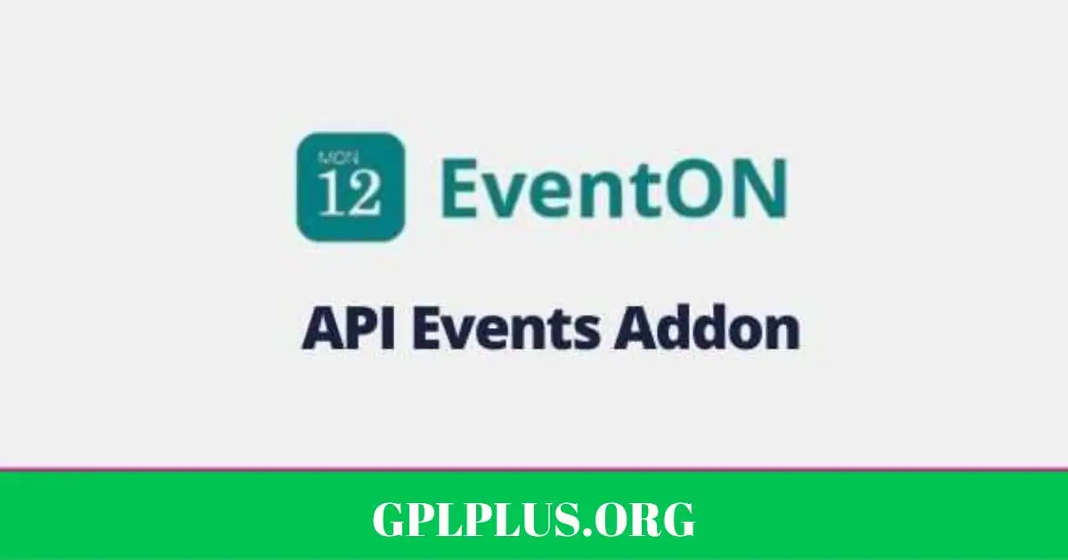 EventOn API Events Addon GPL