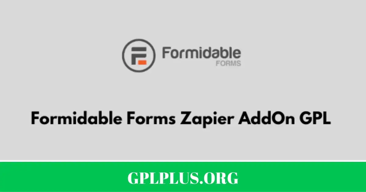 Formidable Forms Zapier AddOn GPL