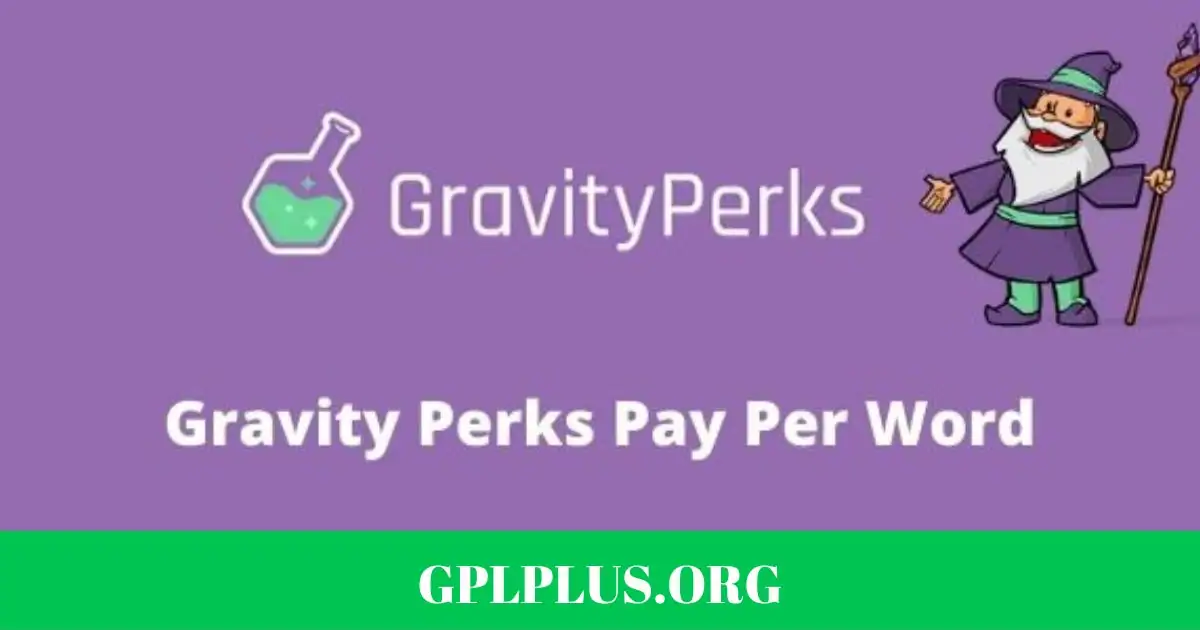 Gravity Perks Pay Per Word Addon GPL
