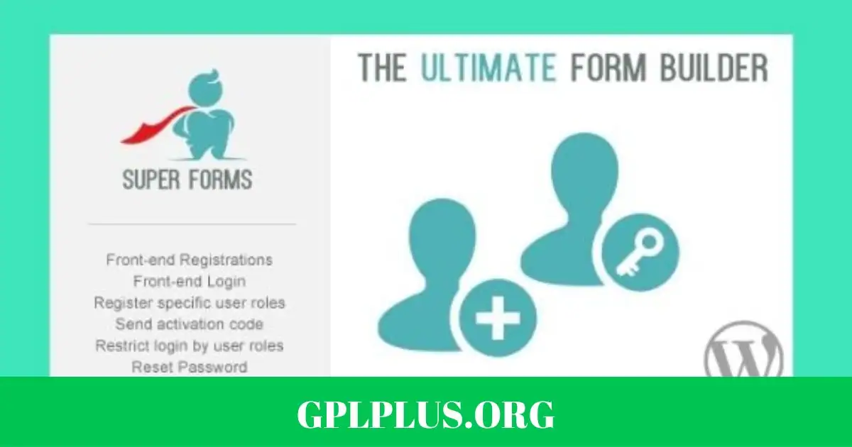 Super Forms Frontend Register and Login