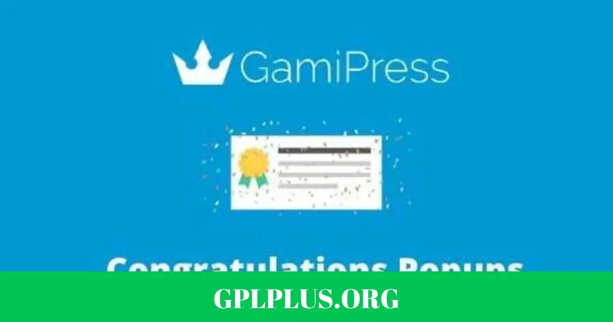 GamiPress Congratulations Popups GPL