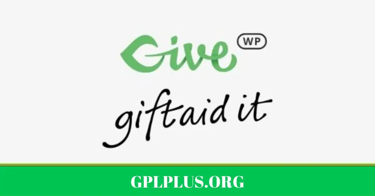 GiveWP Gift Aid GPL