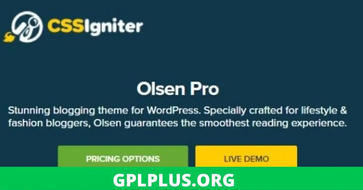 CSS Igniter Olsen Pro GPL