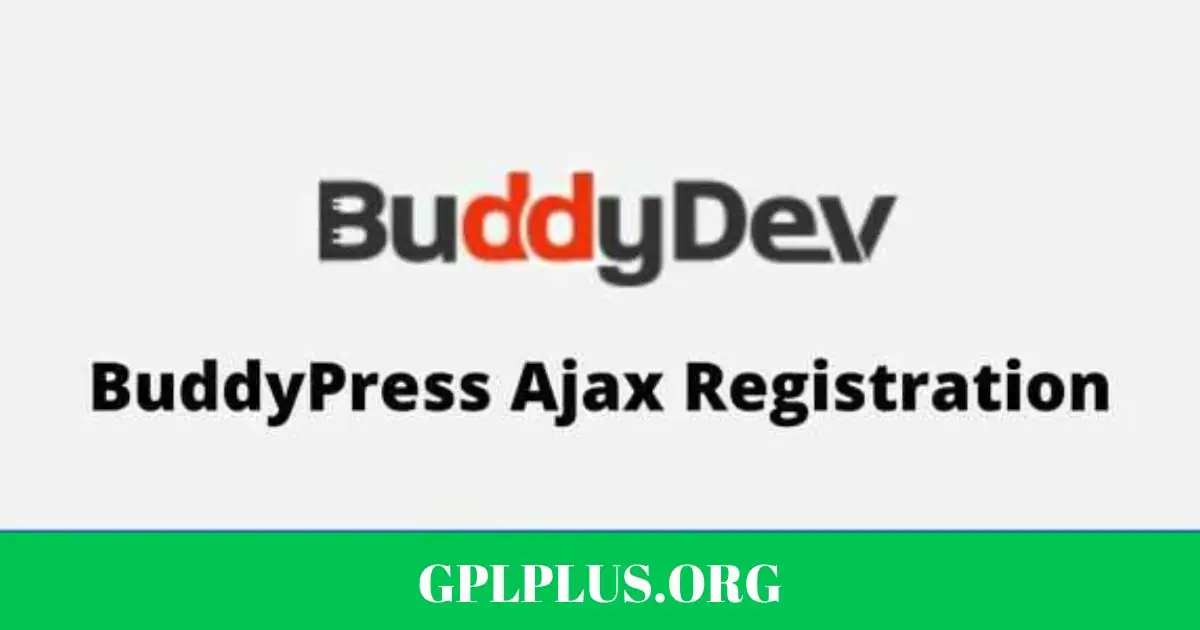 BuddyPress Ajax Registration GPL