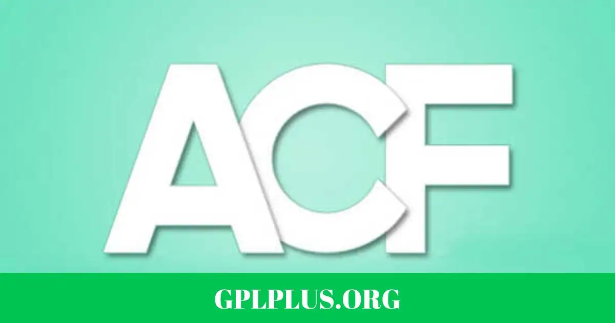 Advanced Custom Fields Pro GPL