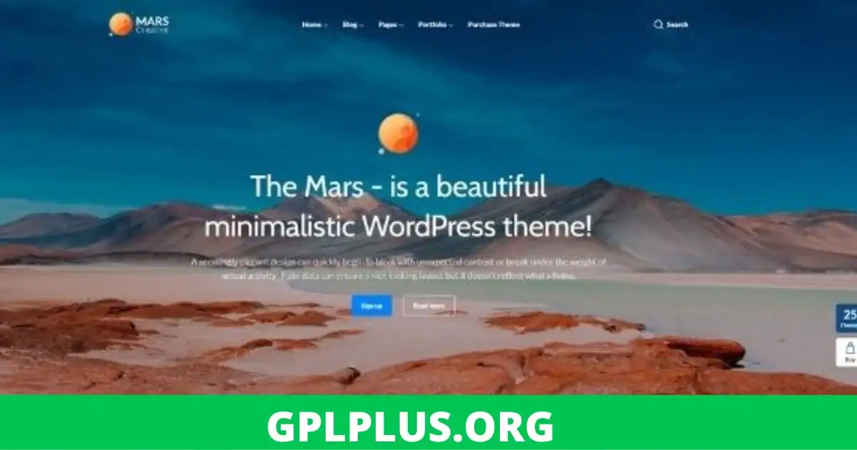 Mars Theme GPL