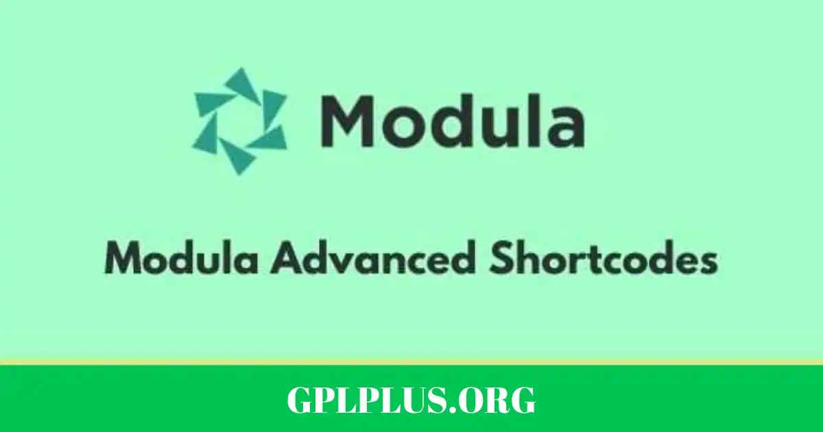 Modula Advanced Shortcodes GPL