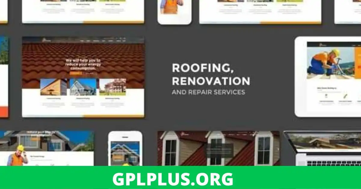 Roofing Theme GPL