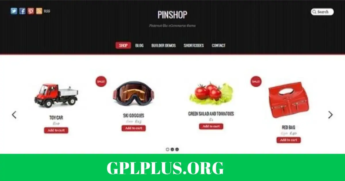 Themify Pinshop WordPress Theme GPL