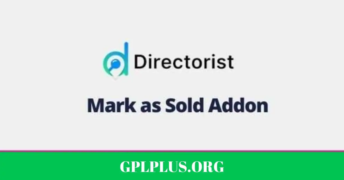 Directorist Mark as Sold GPL