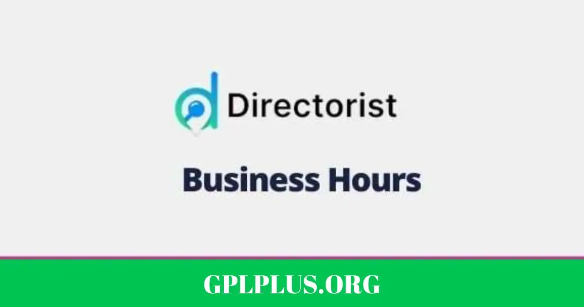 Directorist Business Hours GPL