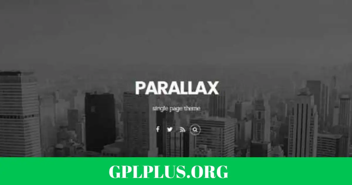 Themify Parallax WordPress Theme GPL