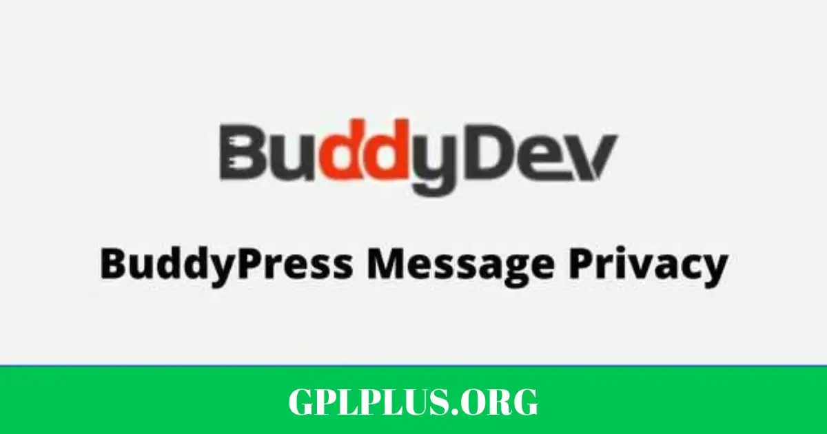 BuddyPress Message Privacy GPL