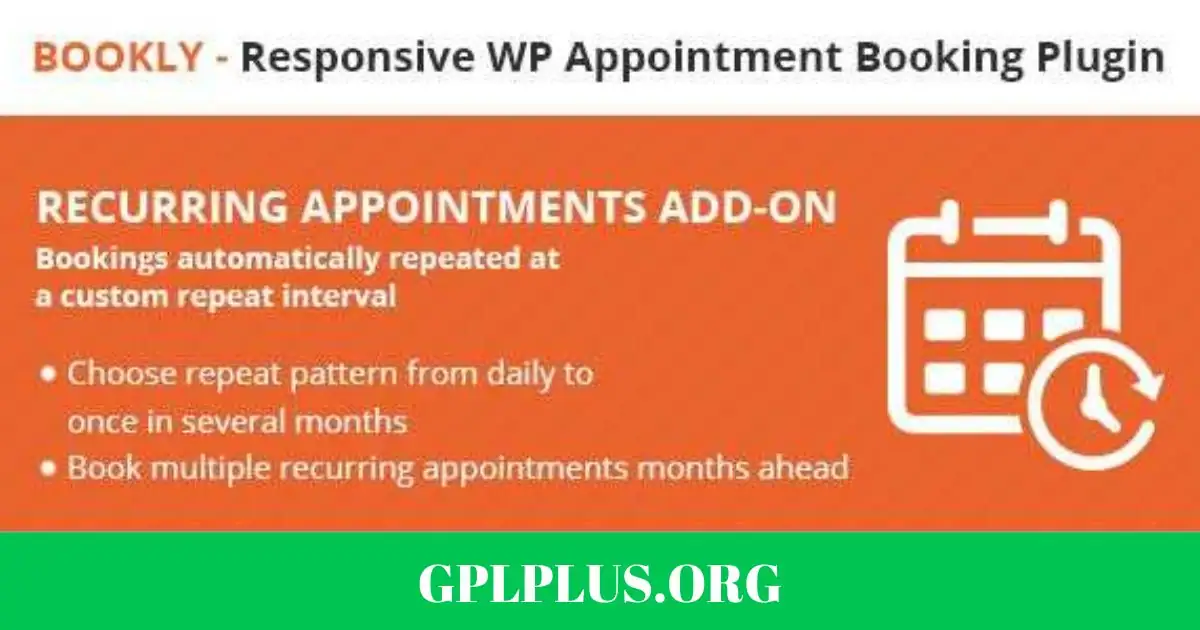 Bookly Recurring Appointments Addon GPL